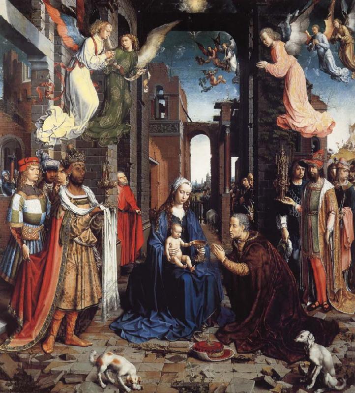 Jan Gossaert Mabuse THe Adoration of the Kings Norge oil painting art